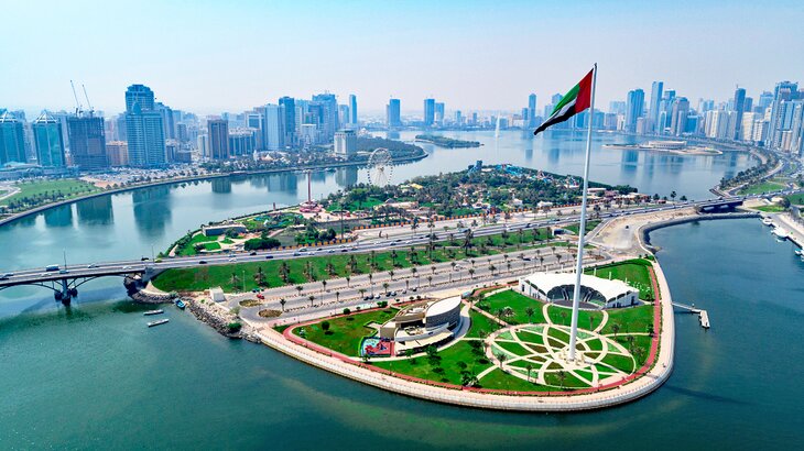 united arab emirates sharjah top attractions things to do intro paragraph aerial ()